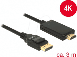DELOCK 85318 - Delock Kabel DP 1.2 Stecker > HDMI-A Stecker