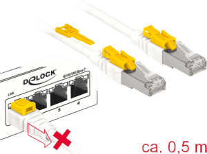 DELOCK 85330 - Patchkabel RJ45 Cat.6A SFTP Secure 0