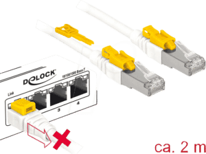 DELOCK 85332 - Patchkabel RJ45 Cat.6A SFTP Secure 2