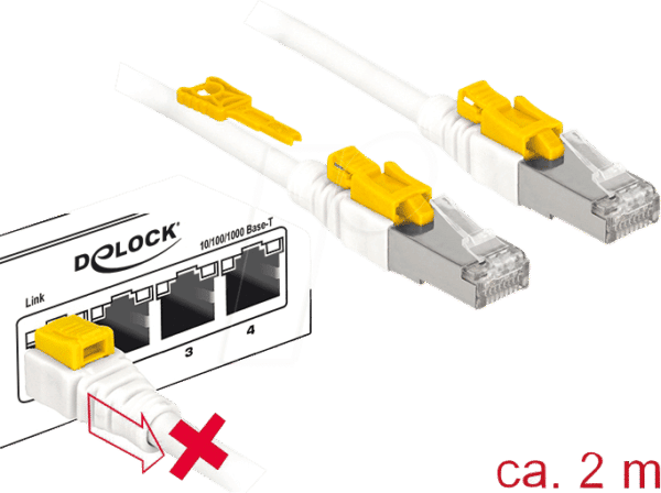 DELOCK 85332 - Patchkabel RJ45 Cat.6A SFTP Secure 2
