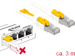 DELOCK 85333 - Patchkabel RJ45 Cat.6A SFTP Secure 3