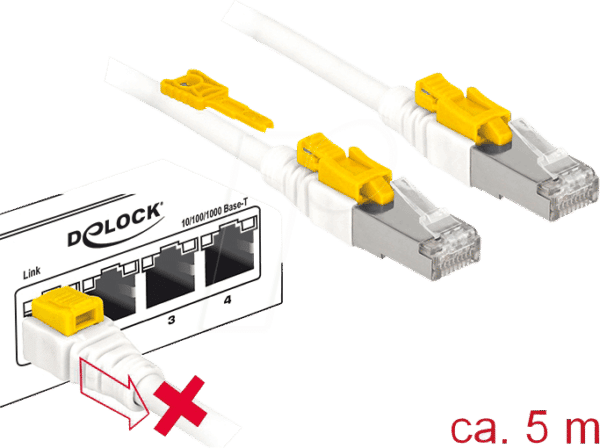 DELOCK 85335 - Patchkabel RJ45 Cat.6A SFTP Secure 5