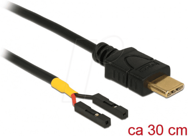 DELOCK 85396 - Kabel USB Type-C 2.0 Stecker > 2x Pfostenbuchse einzeln