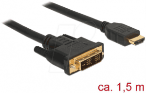 DELOCK 85583 - Delock Kabel DVI 18+1 Stecker > HDMI-A Stecker 1