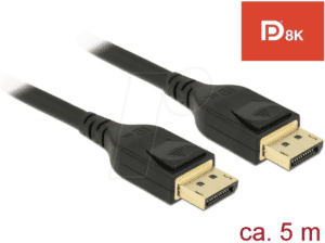 DELOCK 85663 - Kabel DisplayPort 1.4 Stecker > DisplayPort Stecker 8K 60 Hz