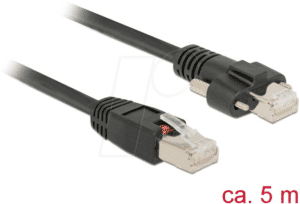 DELOCK 85670 - Patchkabel RJ45 Cat.6 S/STP mit Schrauben 5