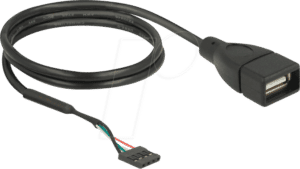 DELOCK 85671 - Kabel USB 2.0 Pfostenbuchse 4 Pin > USB Typ-A 60 cm
