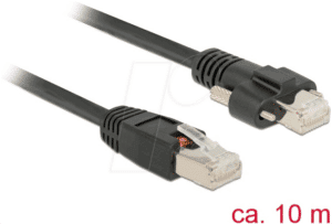 DELOCK 85672 - Patchkabel RJ45 Cat.6 S/STP mit Schrauben 10