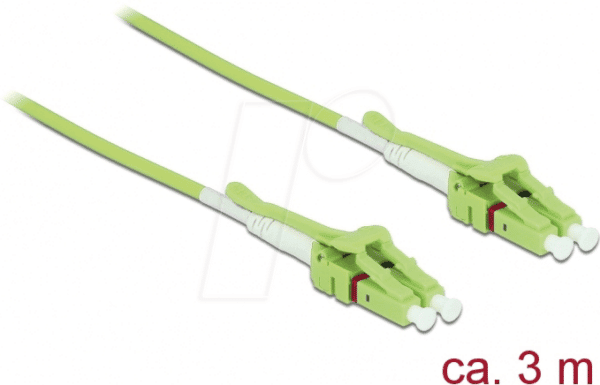 DELOCK 85690 - Kabel LWL LC/LC Uniboot OM5 50/125µ  3m