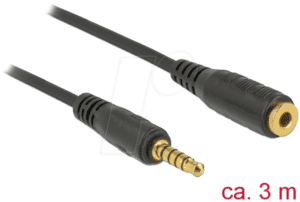 DELOCK 85703 - Kabel Klinke 5 Pin Verlängerung 3