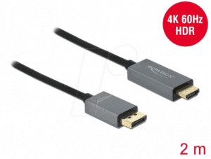 DELOCK 85929 - DisplayPort 1.4 auf HDMI Stecker