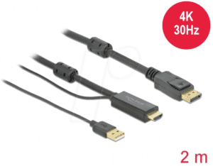 DELOCK 85964 - HDMI auf DisplayPort 1.2 Stecker