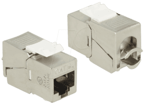 DELOCK 86179 - Keystone RJ45 Buchse > LSA Cat.6A kompakt