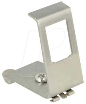 DELOCK 86259 - Keystone Metall Halterung 1 Port für Hutschienen