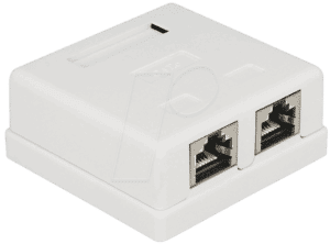 DELOCK 86269 - 2-fach RJ45-Anschlußdose