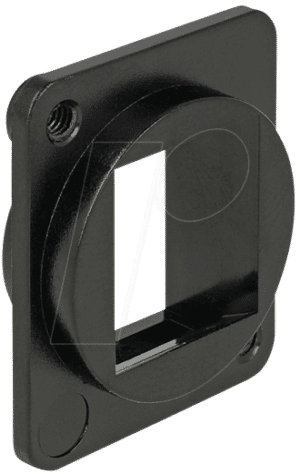 DELOCK 86275 - Keystone Halterung 1 Port D-Typ (XLR) schwarz