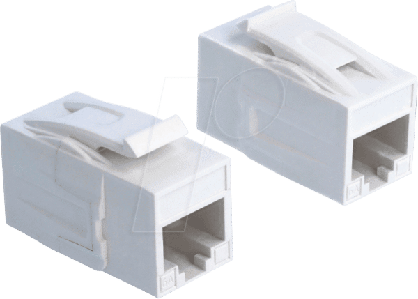 DELOCK 86299 - Keystone RJ45 Buchse > Buchse Cat.6A UTP