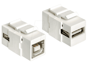 DELOCK 86320 - Keystone Modul USB 2.0 A-Buchse >  B-Buchse