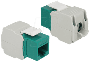 DELOCK 86349 - Keystone Modul RJ45 Buchse > LSA Cat.6 UTP