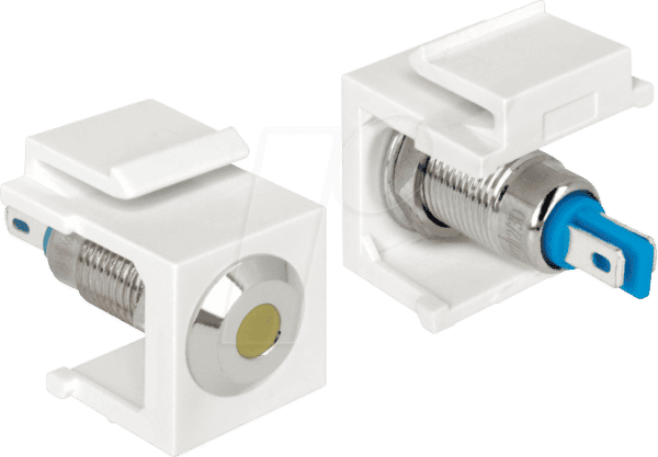 DELOCK 86436 - Keystone LED flach gelb 6 V
