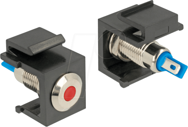 DELOCK 86464 - Keystone LED flach rot 6 V