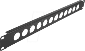 DELOCK 86500 - 19'' D-Typ Patchpanel 12 Port schwarz