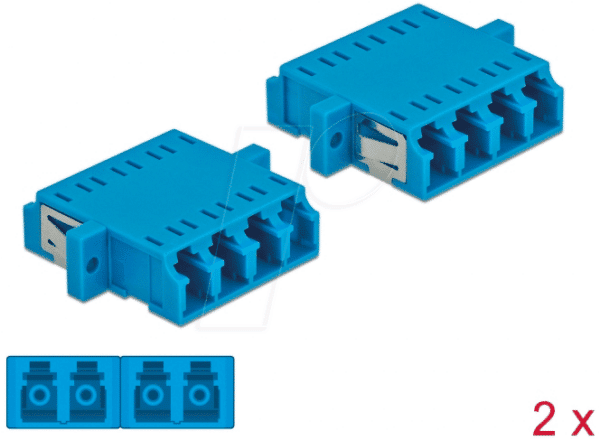 DELOCK 86538 - LWL Kupplung LC Quad/LC Quad