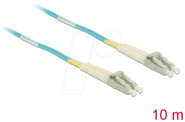 DELOCK 86562 - Kabel LWL LC/LC OM3 50/125µ 10m