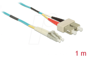 DELOCK 86564 - Kabel LWL LC/SC OM3 50/125µ  1m