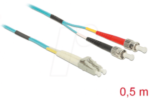 DELOCK 86566 - Kabel LWL LC/ST OM3 50/125µ  0