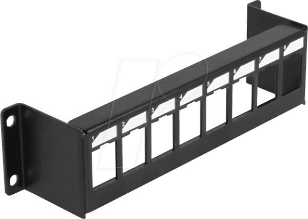 DELOCK 86611 - Keystone Halterung 8 Port Panel