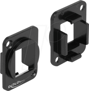 DELOCK 86745 - Keystone Halterung 1 Port für D-Typ Metall