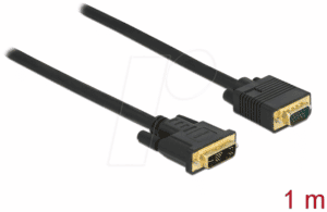 DELOCK 86748 - Kabel DVI 12+5 Stecker zu VGA Stecker 1 m