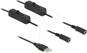 DELOCK 86797 - USB A Stecker auf 2x 2