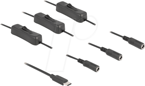DELOCK 86801 - Stromkabel USB-C > 3x DC 5