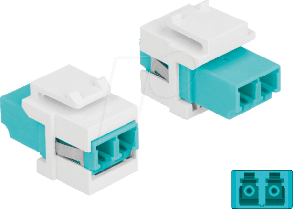 DELOCK 86817 - Keystone Modul LC Duplex Buchse > Buchse