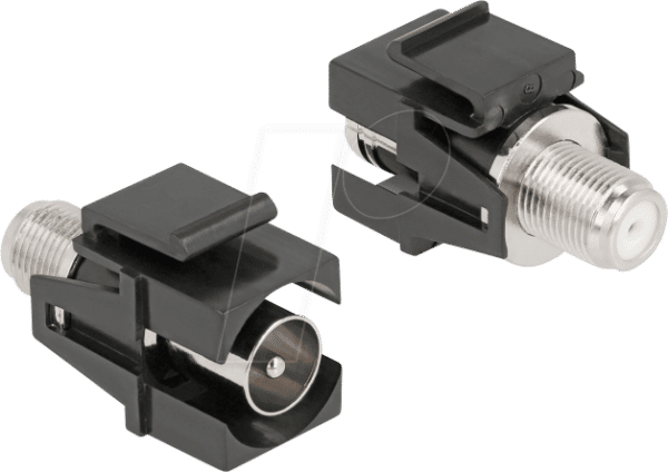 DELOCK 86856 - Keystone Modul IEC Stecker > F Buchse