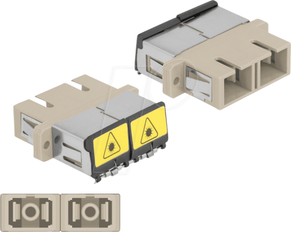 DELOCK 86894 - LWL Kupplung SC/SC Duplex