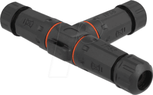 DELOCK 86918 - Kabelverbinder T-Form für Außenbereich 3 Pin