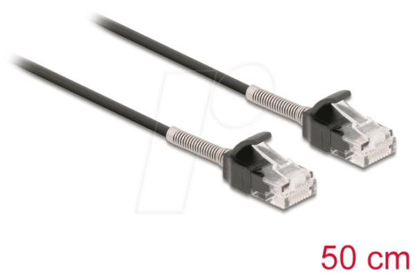 DELOCK 87015 - Patchkabel RJ45 Cat.6a UTP mit Knickschutz 0