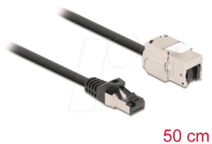 DELOCK 87025 - Keystone Modul RJ45 Buchse  > Stecker mit Kabel