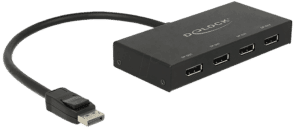 DELOCK 87694 - Splitter Displayport 1.2Stecker>4x Displayport