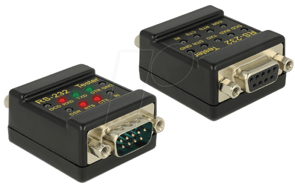 DELOCK 87713 - RS-232 Tester DB9 Buchse > DB9 Stecker