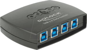 DELOCK 87724 - Delock Switch USB 3.0 4 PC > 1 USB-Device