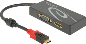 DELOCK 87730 - USB Type-C Stecker > HDMI / VGA Buchse DP-Alt Mode