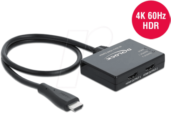 DELOCK 87747 - HDMI Splitter