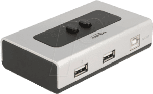 DELOCK 87760 - USB 2.0 Switch 2 Port