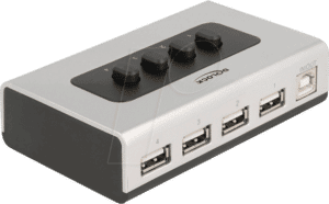 DELOCK 87762 - USB 2.0 Switch 4 Port