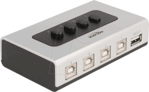 DELOCK 87763 - USB 2.0 Switch 4 Port