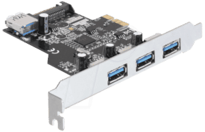 DELOCK 89301 - PCI Express Card>3 x extern + 1 x intern USB 3.0